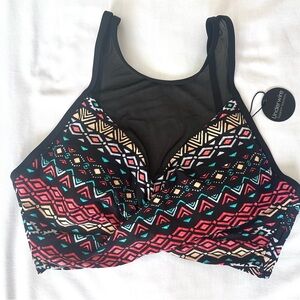 Coco Reef Black and Red Bikini with Bold Design